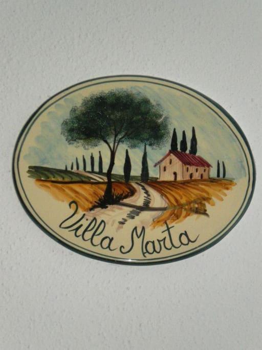 Villa Marta Contignano 外观 照片